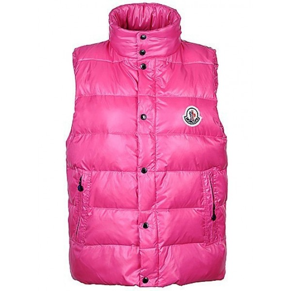 Moncler Donna Down gilet Rosa Presa M60